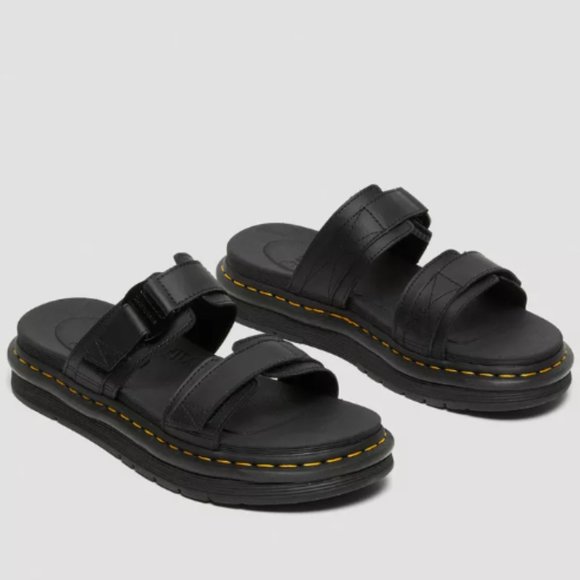 Dr. Martens Other - NWOT Dr. Martens Chilton Leather Men's Slide Sandal in Black Size 8M #131